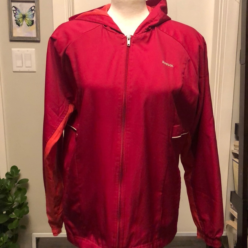 Bright pink Reebok jacket